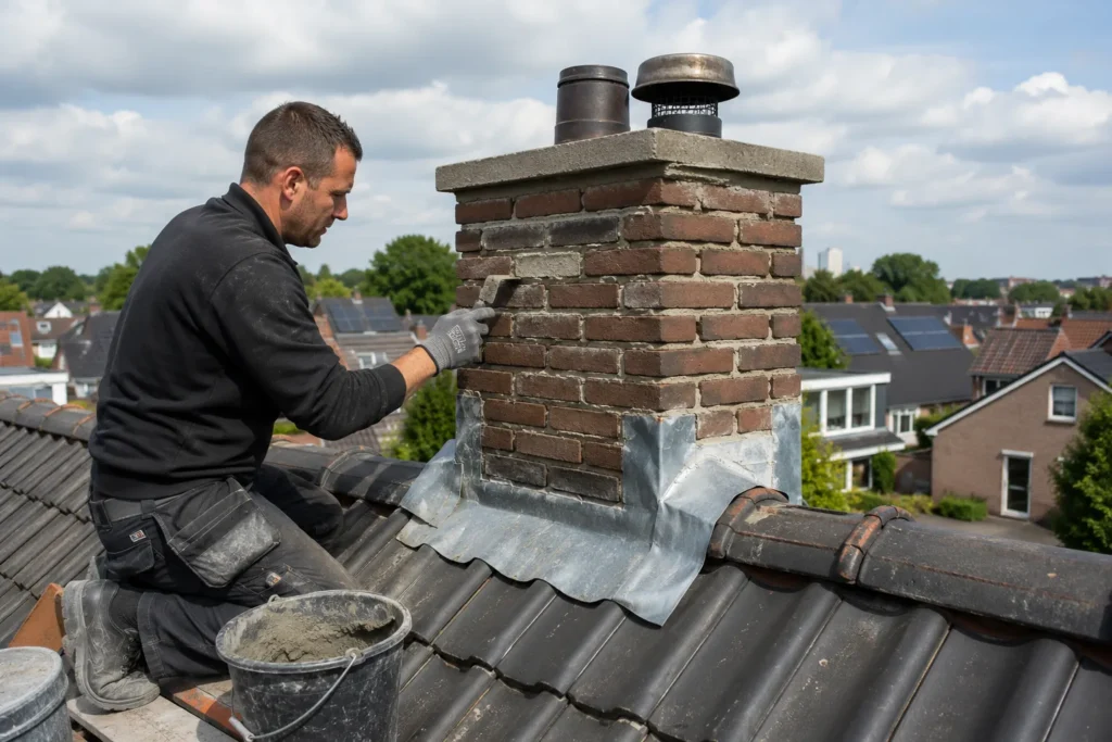 Schoorsteen renovatie - Smienk Dakwerken